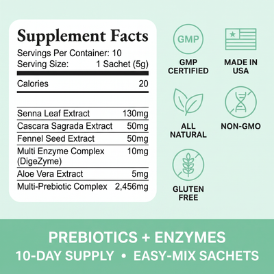Herbal Digestive Healthcare Powder Dietary Supplement